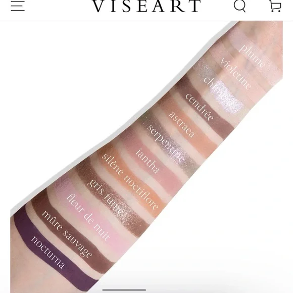 Viseart Violette Nocturne Étendu Palette - Picture 7 of 12